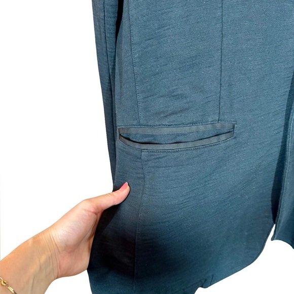 John Varvatos Star USA Cotton French Terry Knit Elbow Patch Blazer Sport Coat - Picture 2 of 8